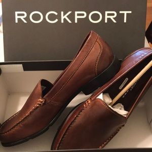 Brown loafers - Rockport Walkability line